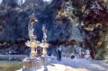 フィレンツェの噴水 ボーボリ庭園 ジョン シンガー サージェント 水彩